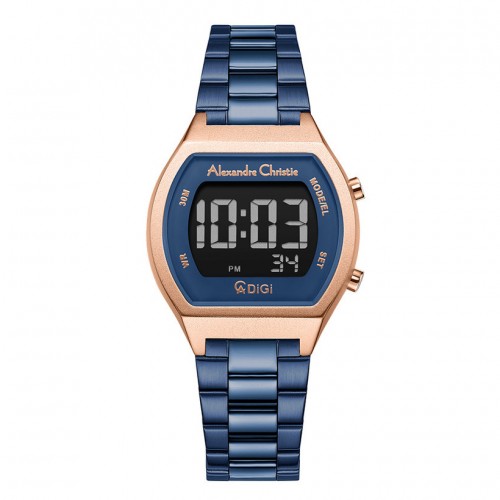 Alexandre Christie AC 9384 Rosegold Blue LHBURBU